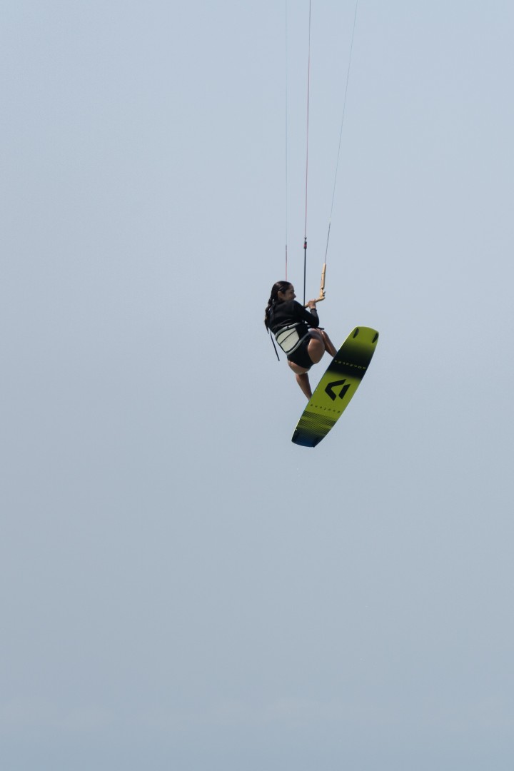 Rider mid-jump